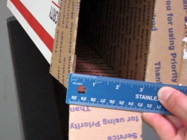 Measure the inside of the box so you can make a center insert